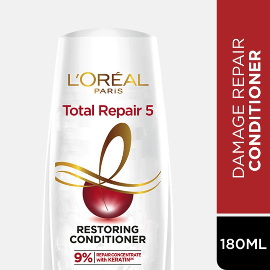 L'Oreal Paris Conditioner - Total Repair 5 with Pro-Keratin & Ceramide