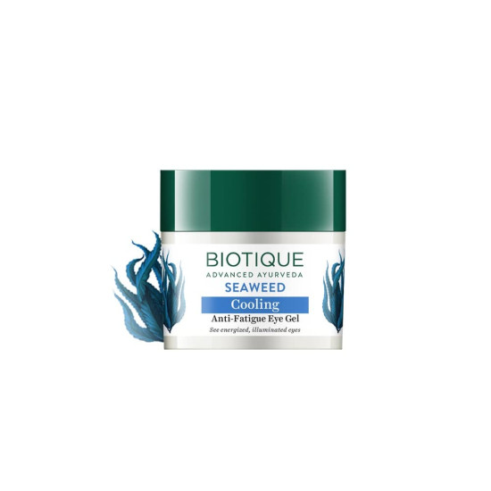 Biotique Bio Seaweed Revitalizing Anti Fatigue Eye Gel - Reduces Dark Circles & Puffiness