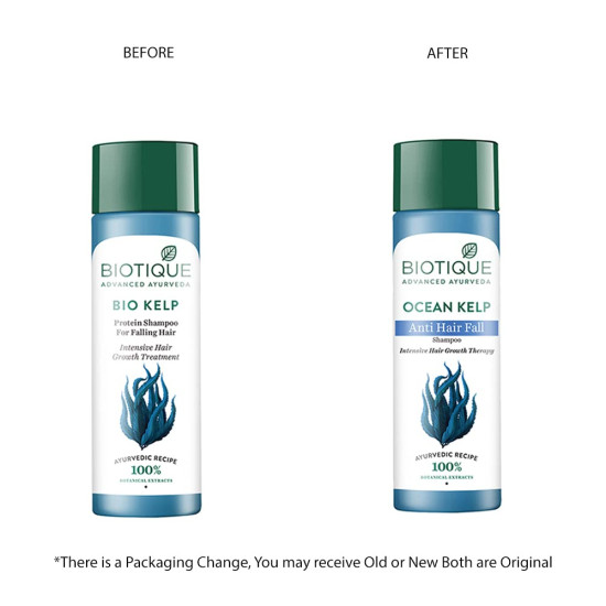 Biotique Ocean Kelp Anti Hairfall Shampoo - Intensive Hair Growth Therapy