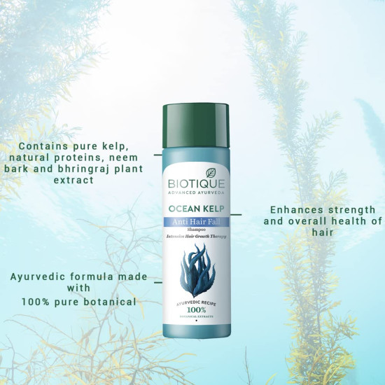 Biotique Ocean Kelp Anti Hairfall Shampoo - Intensive Hair Growth Therapy