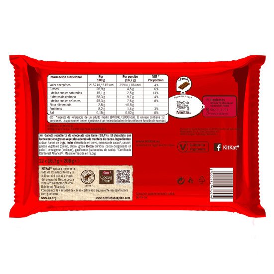 Nestle KIT KAT Mini Pouch - Crisp Wafers in Milk Chocolate