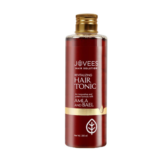 Jovees Herbal Revitalising Amla & Bael Hair Tonic - Long, Strong & Thick Hair