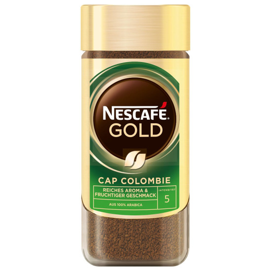 Nescafé Gold Instant Coffee Cap Colombia 200 g - 100% Arabica Beans
