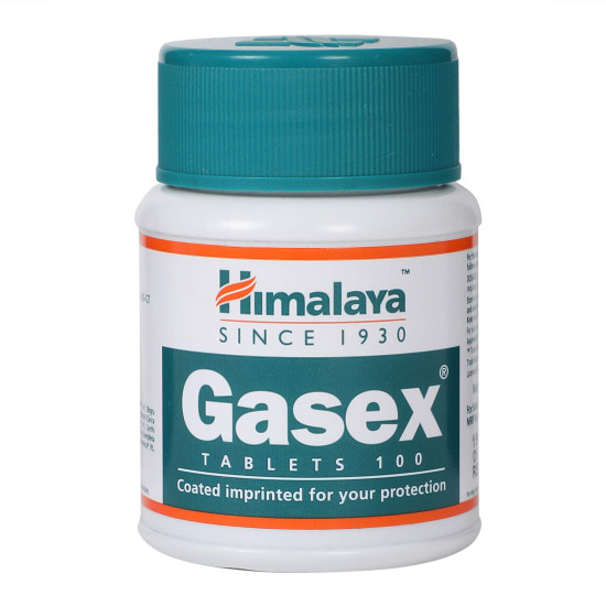 Himalaya Gasex, 100 Tablets - Improves Digestion & Relieves Bloating