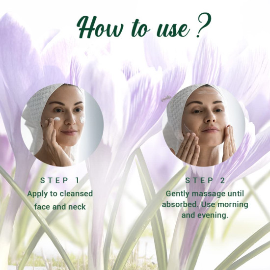 Biotique Bio Saffron Dew Youthful Moisturizer Cream - Protects Skin Cells