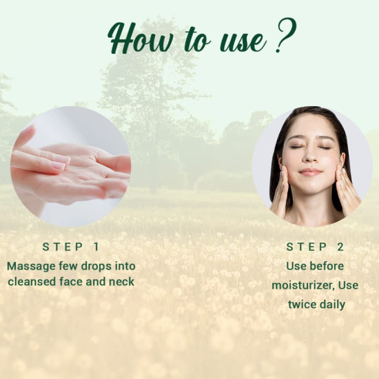 Biotique Dandelion Youth Anti-Ageing Serum - Reduces Fine Lines & Wrinkles