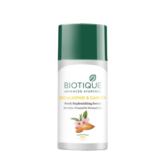 Biotique Bio Almond and Cashew Fresh Replenishing Hair Serum - Nourish & Repair
