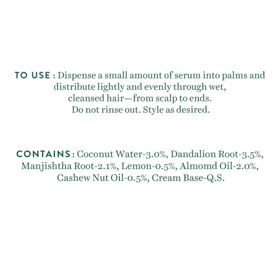 Biotique Bio Almond and Cashew Fresh Replenishing Hair Serum - Nourish & Repair