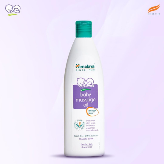 Himalaya Herbals Baby Massage Oil (100ml) - Nourishing and Gentle Care