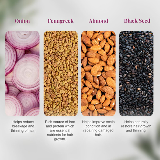VLCC Onion & Fenugreek Hair Oil - Deep Nourishing & Strengthening