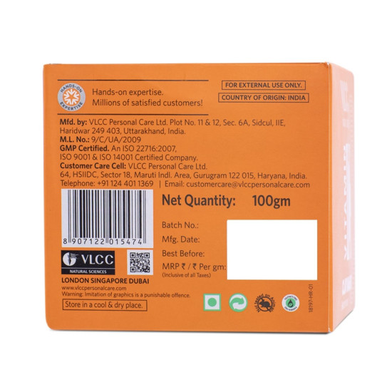 VLCC Vitamin C Clay Mask - Restorative & Brightening
