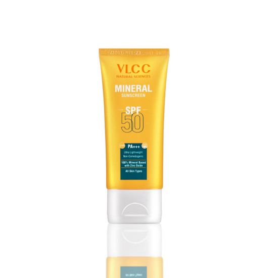 VLCC Mineral Sunscreen SPF 50 PA+++ - Ultra Lightweight & Non-Comedogenic