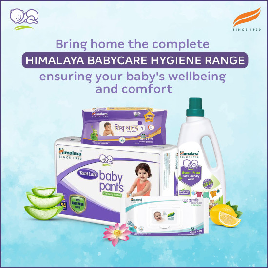 Himalaya Gentle Baby Wipes - 72 Wipes for Delicate Skin