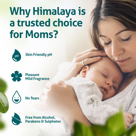 Himalaya Gentle Baby Wash (200ml) - Mild & Nourishing Cleanser