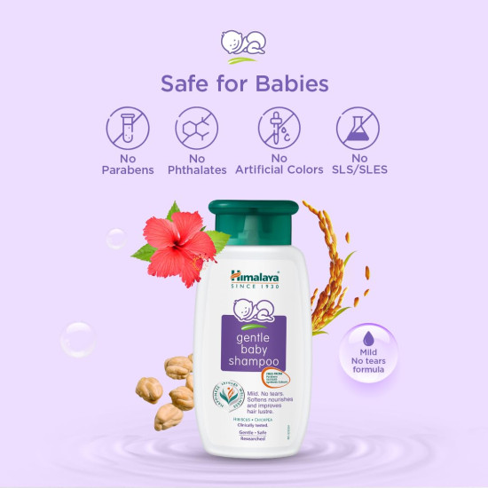 Himalaya Gentle Baby Shampoo (100ml) - Softens & Nourishes
