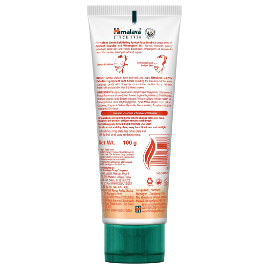 Himalaya Herbals Gentle Exfoliating Apricot Scrub - Natural Skin Care