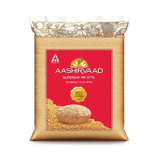 Aashirvaad Superior MP Atta - Premium Quality Whole Wheat Flour