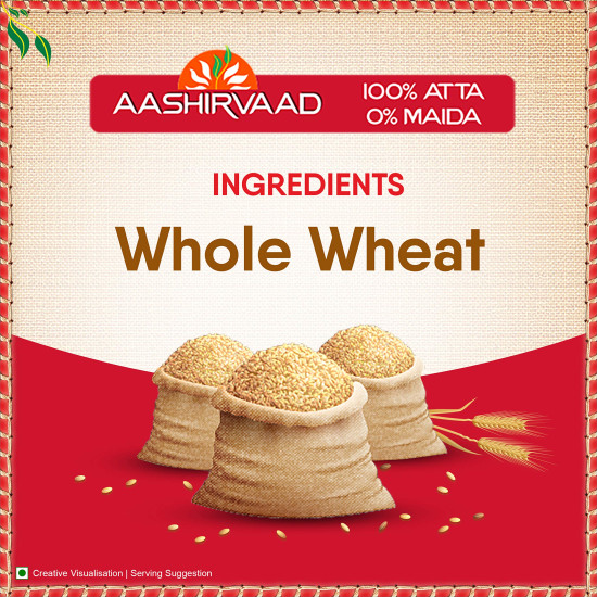 Aashirvaad Superior MP Atta - Premium Quality Whole Wheat Flour