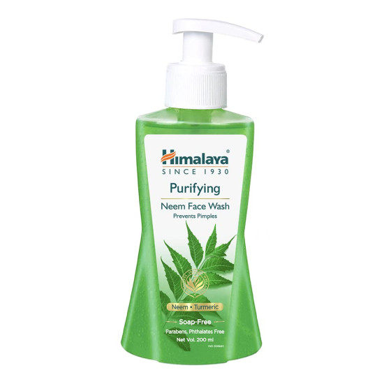 Himalaya Herbals Purifying Neem Face Wash - Acne Solution (Pack of 2)