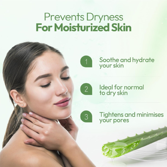Himalaya Herbals Moisturizing Aloe Vera Face Wash Cream, 50ml - Hydrating and Softening