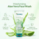 Himalaya Herbals Moisturizing Aloe Vera Face Wash Cream, 50ml - Hydrating and Softening