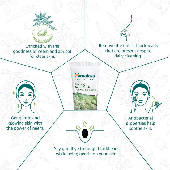 Himalaya Herbals Purifying Neem Scrub - Combat Acne Naturally
