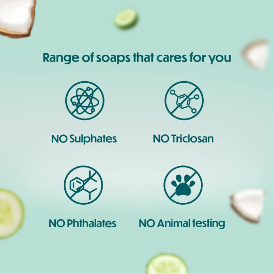 Himalaya Herbals Refreshing Cucumber & Coconut Soap - Soothing Skincare