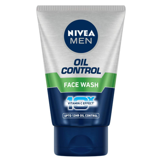 NIVEA MEN Oil Control Face Wash 100 g - 12 Hr Oil Control & Radiant Skin
