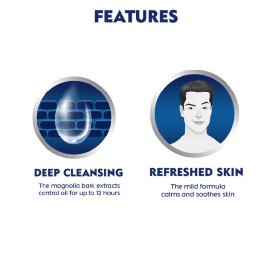 NIVEA MEN Oil Control Face Wash 100 g - 12 Hr Oil Control & Radiant Skin