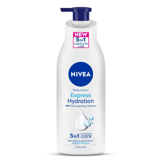 NIVEA Express Hydration 400ml Body Lotion - 48H Moisturization & Hydration