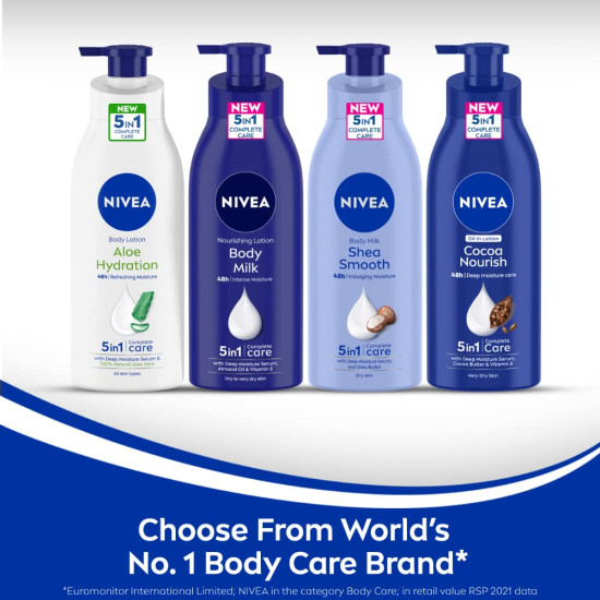 NIVEA Express Hydration 400ml Body Lotion - 48H Moisturization & Hydration