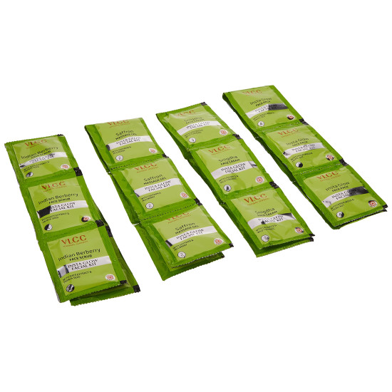 VLCC Salon Series Insta Glow Facial Kit - Youthful Glow with Saffron & Berberry