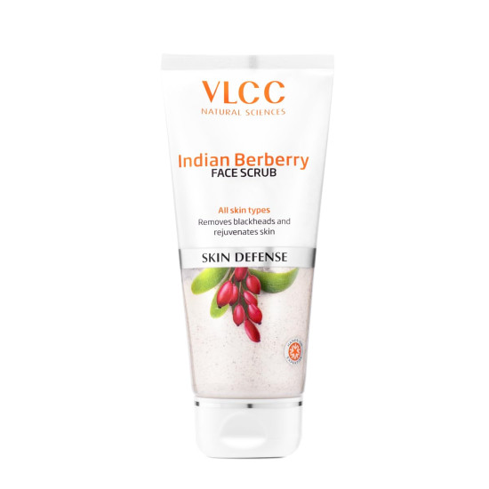 VLCC Indian Berberry Face Scrub - Gentle Exfoliation for Clear Skin