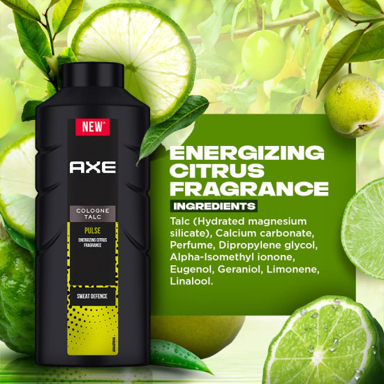 Axe Pulse Cologne Talc - Fresh Citrus Scent