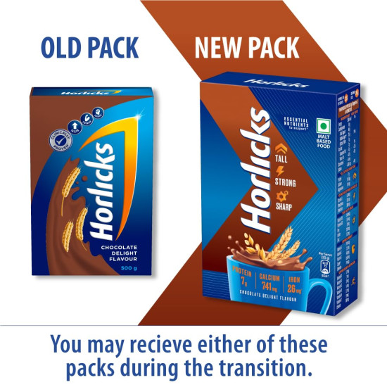 Horlicks Junior Chocolate Flavour Health & Nutrition Drink - Brain Development & Immunity