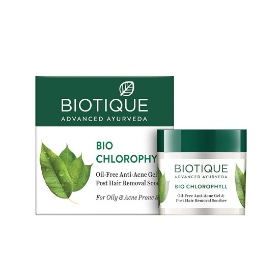 Biotique Bio Chlorophyll Oil Free Anti-Acne Gel - Natural Skin Soother
