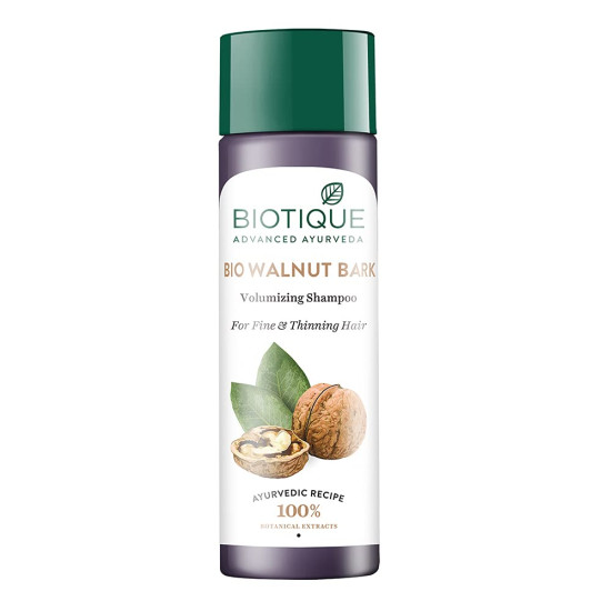 Biotique Walnut Volume and Bounce Shampoo and Conditioner - For Fine and Thinning Hair
