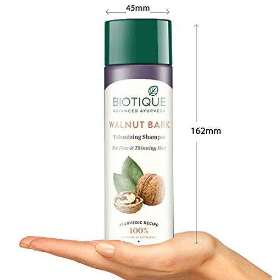 Biotique Walnut Volume and Bounce Shampoo and Conditioner - For Fine and Thinning Hair