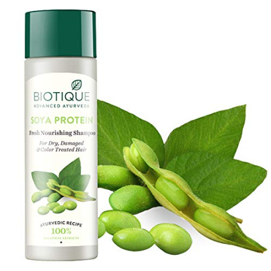 Biotique Bio Soya Protein Shampoo - Nourishing and Repairing Formula