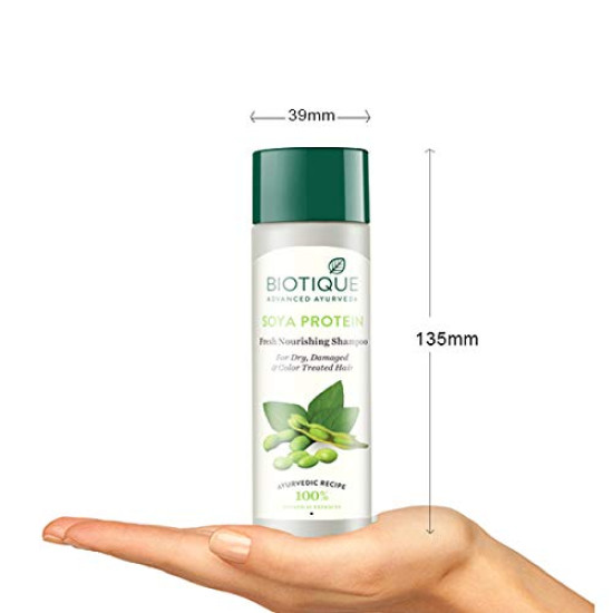 Biotique Bio Soya Protein Shampoo - Nourishing and Repairing Formula