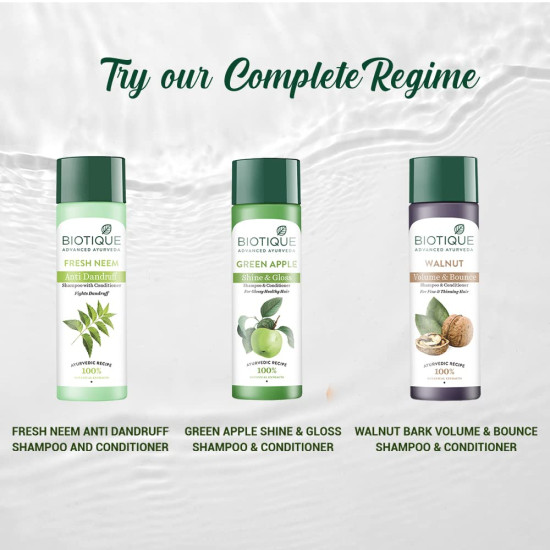 Biotique Bio Soya Protein Fresh Nourishing Shampoo - Repairs Dry and Damaged Hair