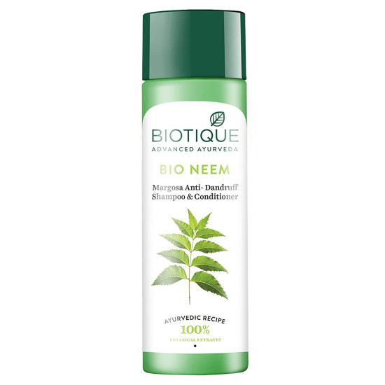 Biotique Fresh Neem Anti Dandruff Shampoo - Control Dandruff Naturally