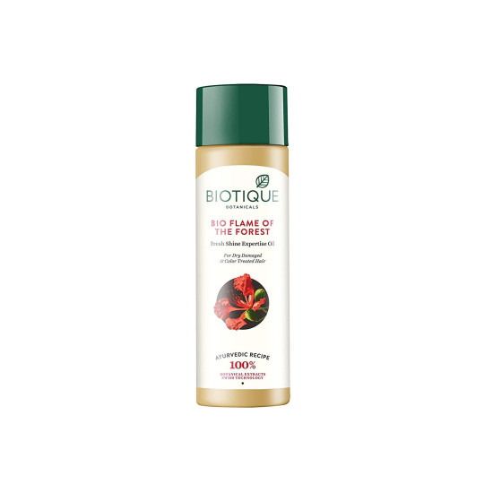 Biotique Bio Flame Of The Forest Fresh Shine Expertise Oil - Enhance Hair Shine