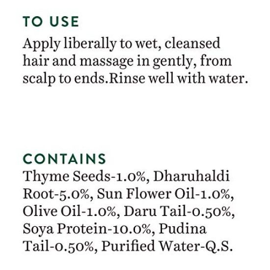 Biotique Bio Thyme Volume Conditioner - Adds Volume & Bounce