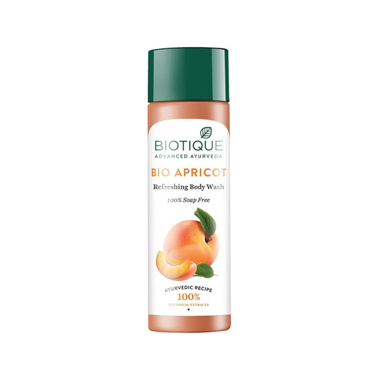 Biotique Bio Apricot Refreshing Body Wash - Keeps Skin Fresh and Clean