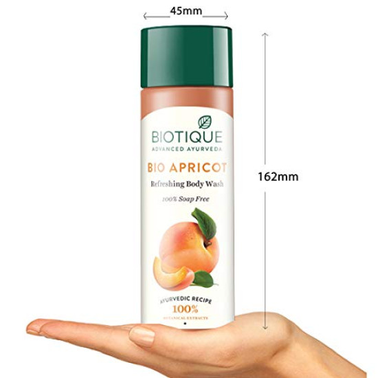 Biotique Bio Apricot Refreshing Body Wash - Keeps Skin Fresh and Clean