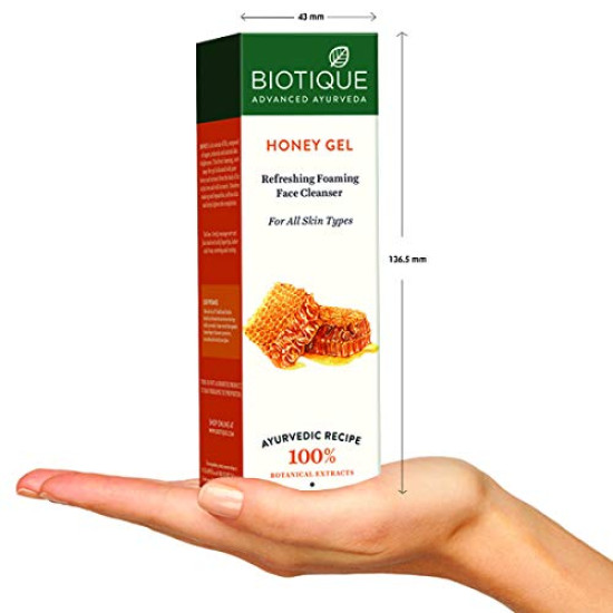 Biotique Honey Gel Foaming Face Cleanser - Soothe & Nourish