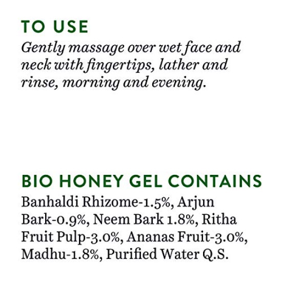Biotique Honey Gel Foaming Face Cleanser - Soothe & Nourish