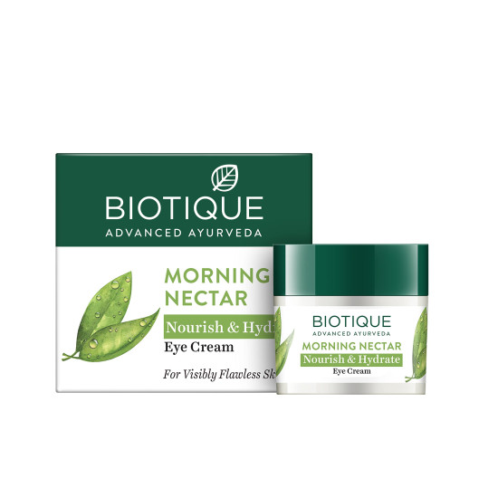 Biotique Bio Morning Nectar Flawless Lightening Eye Cream - Natural Ingredients