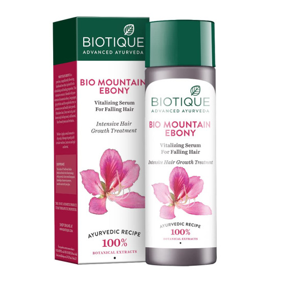 Biotique Mountain Ebony Vitalizing Serum - Prevents Hair Fall & Soothes Scalp